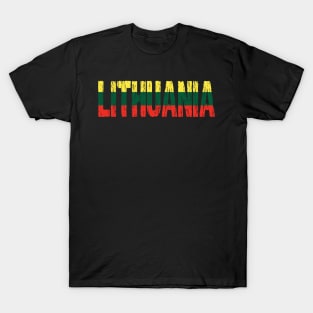 Lithuania Lithuanian Flag Lietuva Souvenir T-Shirt